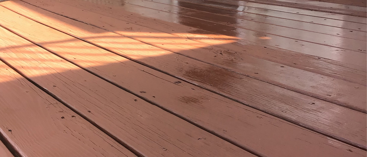 deck waterproofing Orland Park after hard rain